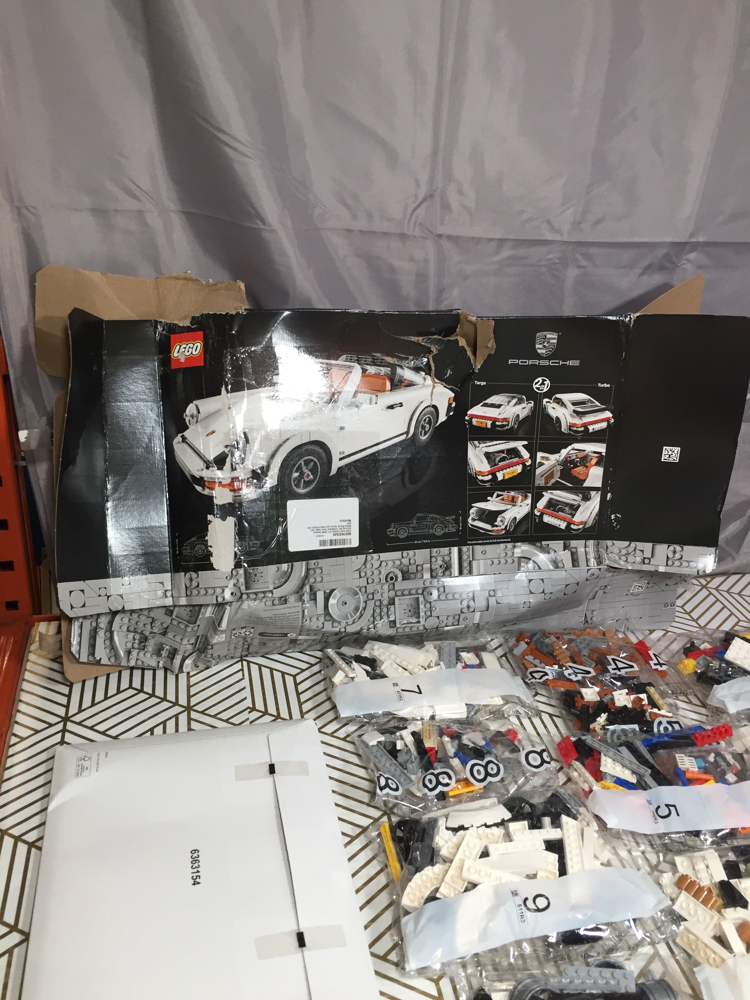 LEGO Icons Porsche 911 10295 Building Set, BOX DAMAGE/SEALED BAGS (8066827354350)